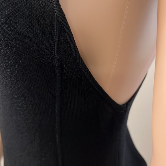 360 SWEATER brand Black Bodycon Dress Made of Italian Yarn NWT - Picture 10 of 14